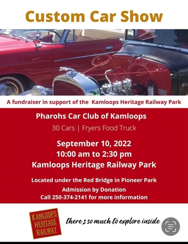 Kamloops Heritage Railway Fundraiser | iNFOnews.ca Kamloops Heritage Railway Fundraiser