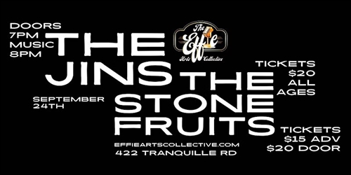 The Jins and The Stonefruits at The Effie | iNFOnews.ca The Jins and The Stonefruits at The Effie