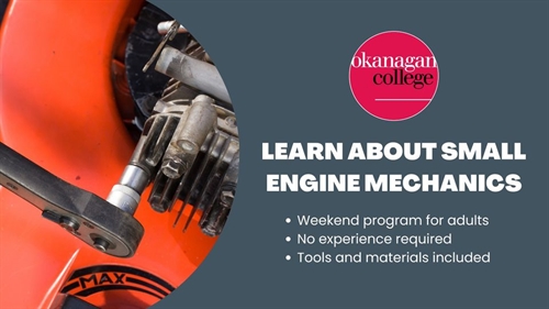 Small Engine Repair (2 day course) | iNFOnews.ca Small Engine Repair (2 day course)