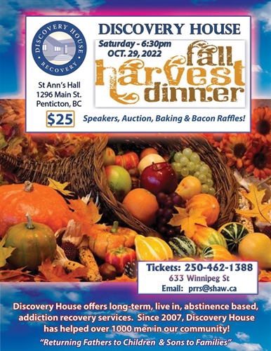Fall Harvest Dinner: (Auction, Baking & Bacon Raffle)