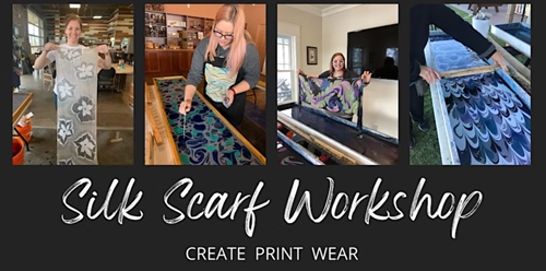 Create a Silk Scarf, SIP & DIP Workshop- NOBLE RIDGE WINERY