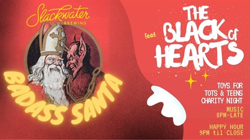 BAD(Ass) SANTA – Toy Drive & Live Music from The Black of Hearts
