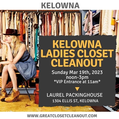 Kelowna Ladies Closet Cleanout