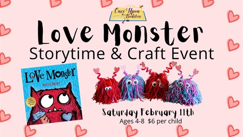 Love Monster Storytime and Craft Event