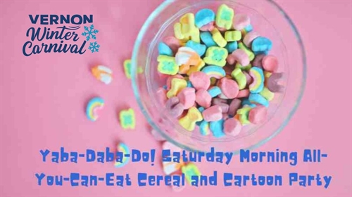 Yaba-Daba-Do! Saturday Morning All-You-Can-Eat Cereal and Cartoon Party