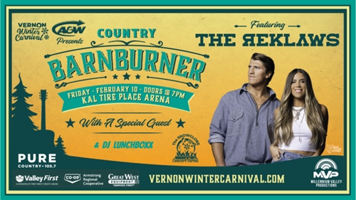 Vernon Winter Carnival Snowglobe Concert featuring The Reklaws