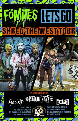 The Fomites and Let's Go: Shred the West Tour | iNFOnews.ca The Fomites and Let’s Go: Shred the West Tour