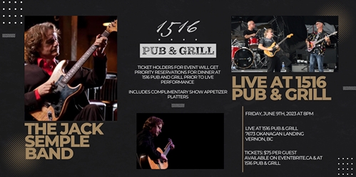 The Jack Semple Band Live At 1516 Pub & Grill