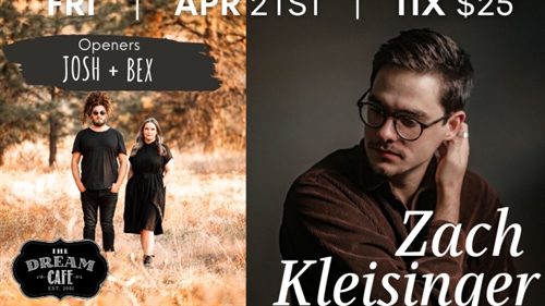 Zach Kleisinger w/ Josh + Bex at The Dream Cafe