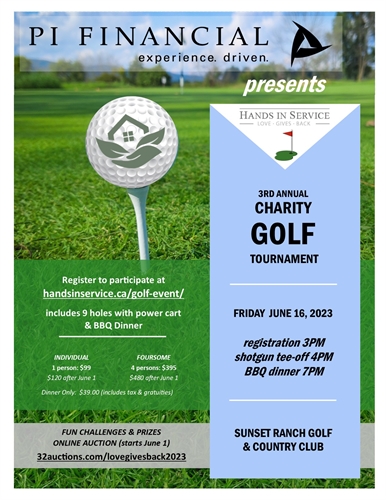 3rd Annual Charity Golf Tournament