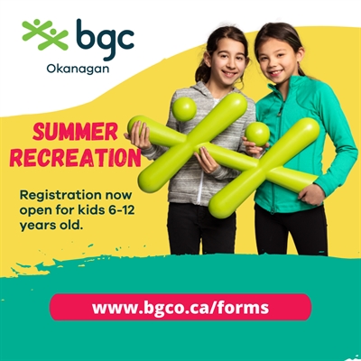 BGC Okanagan Summer Recreation Programs
