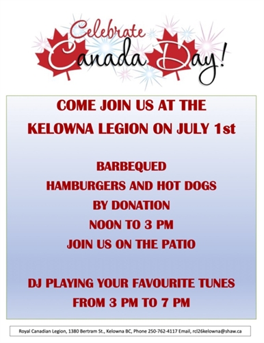 Canada Celebration – BBQ