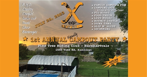 1st Annual EXP Summer Family Campout Party