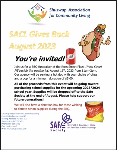 SACL BBQ Fundraiser