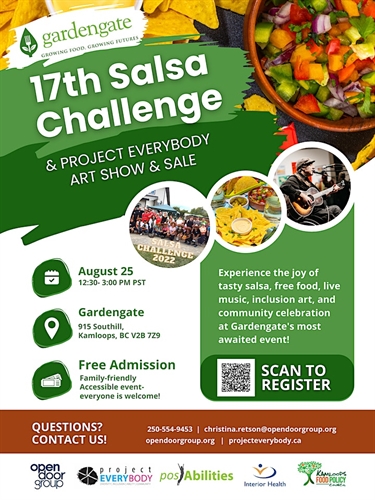 17th Annual Gardengate Salsa Challenge, Featuring the Project EveryBODY Art Show & Sale
