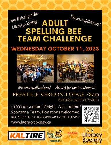 Adult Spelling Bee Team Challenge
