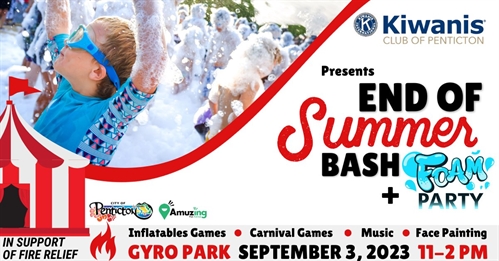 End of Summer Bash & Foam Party Fundraiser