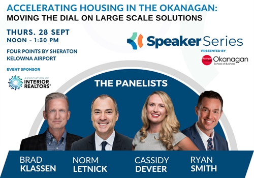 Speaker Series – Housing in the Okanagan