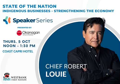Speaker Series – State of the Nation with Chief Robert Louie