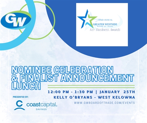 Key Business Awards Nominees Celebration & Finalist Announcement Lunch