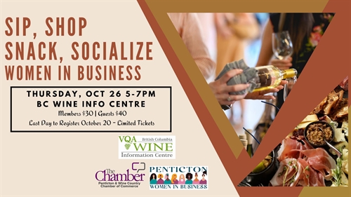 Sip, Shop, Snack, Socialize – Women in Business