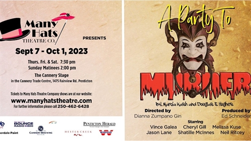 A Party to Murder at The Many Hats Theatre – Nightly Thursday to Sunday