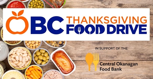 13th Annual BC Thanksgiving Food Drive Collection Day