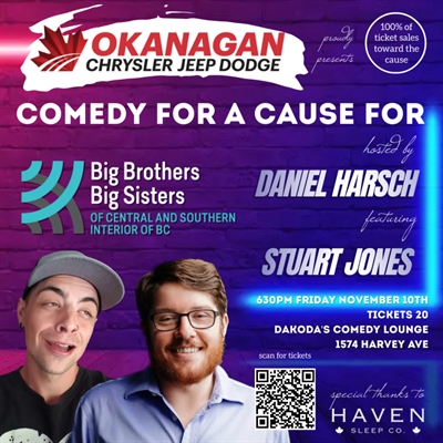 Comedy for a Cause for Big Brothers & Sisters | iNFOnews.ca Comedy for a Cause for Big Brothers & Sisters