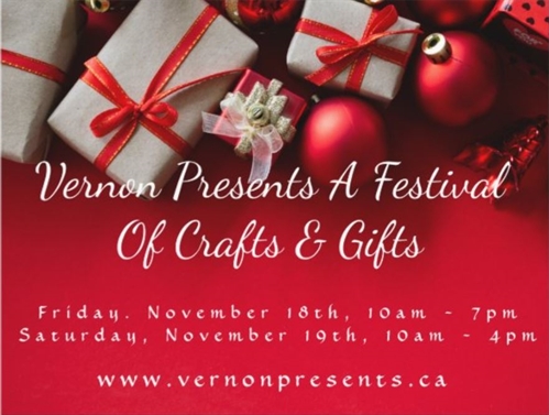 Vernon Presents - A Festival of Crafts & Gifts (Friday & Saturday) (Friday & Saturday) | iNFOnews.ca Vernon Presents – A Festival of Crafts & Gifts (Friday & Saturday) (Friday & Saturday)