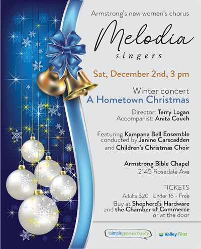 A Hometown Christmas with Melodia Singers | iNFOnews.ca A Hometown Christmas with Melodia Singers