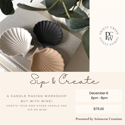 Sip & Create – A Candle Making Workshop