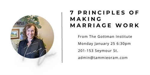 7 Principles for Making a Marriage Work In-person Workshop