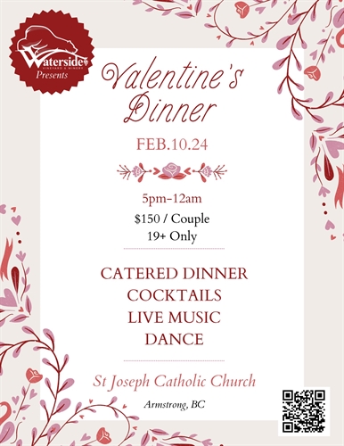 Waterside Vineyard & Winery Valentine’s Dinner