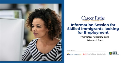 Information Session for Skilled Immigrants looking for Employment