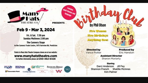 Birthday Club by Phil Olson (Friday to Sunday)