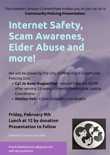 Internet Safety, Scam Awareness, Elder Abuse & More! Workshop