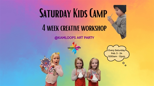 Saturday Kids Camp: A 4 Week Creative Workshop!