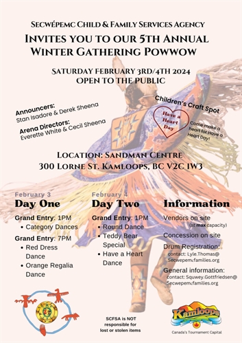 5th Annual Winter Gathering Powwow (Saturday & Sunday)