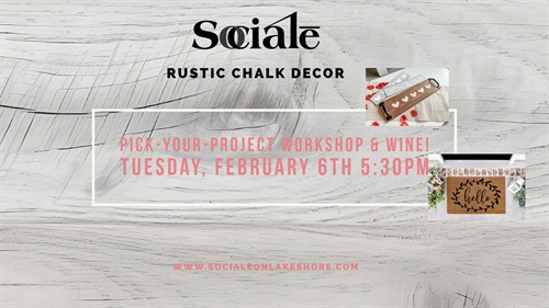 Mixed Project Workshop w/ Rustic Chalk Decor | iNFOnews.ca Mixed Project Workshop w/ Rustic Chalk Decor
