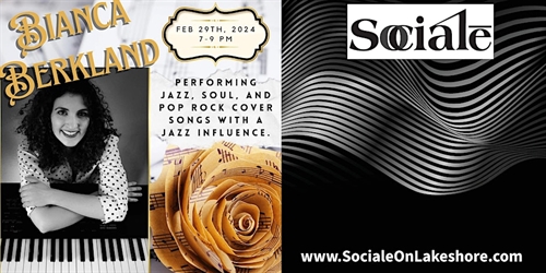 Bianca Berkland Live Jazz Evening