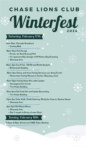 Chase Lions Winterfest (Saturday & Sunday)