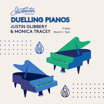 DUALING PIANOS at Slackwater Brewing