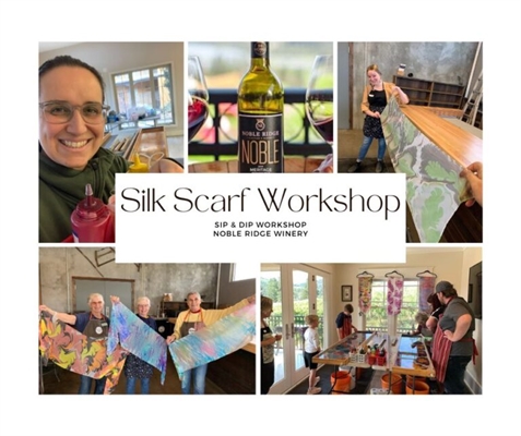 SIP & DIP: Silk Scarf Workshop at the BC Wine Info Centre