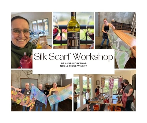Create a Silk Scarf, Water Marbling Workshop