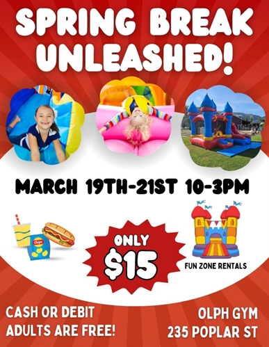 Spring Break Unleashed (Tuesday to Thursday)