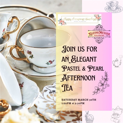 Pastel & Pearls Afternoon Tea