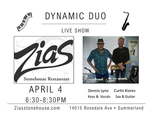 DYNAMIC DUO AT ZIAS STONEHOUSE RESTAURANT