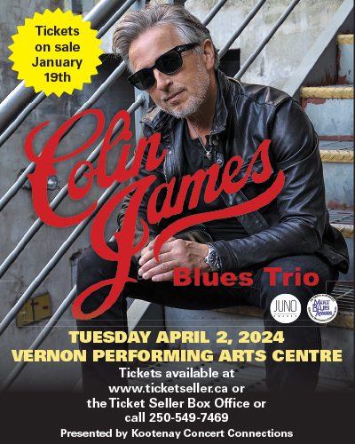 Colin James Blues Trio | iNFOnews.ca Colin James Blues Trio