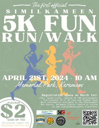 1st Annual Similkameen 5K Fun Run/Walk | iNFOnews.ca 1st Annual Similkameen 5K Fun Run/Walk