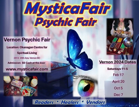 Vernon Psychic Fair – MysticaFair Psychic Fair